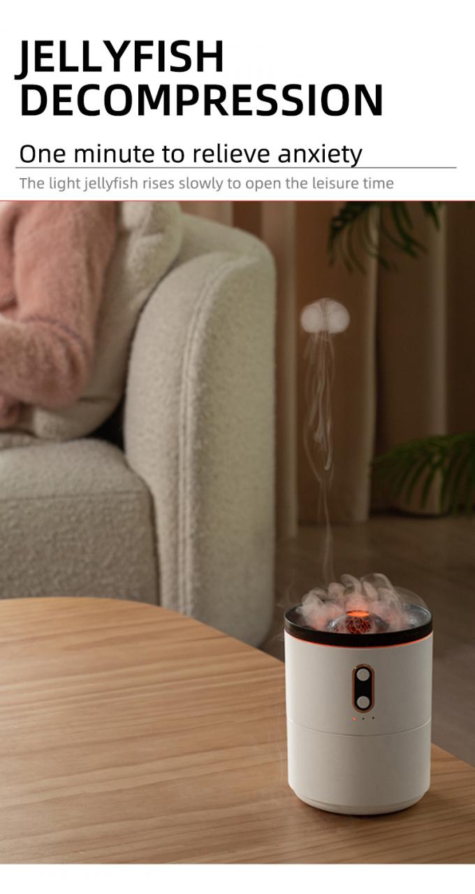 ขายร้อน JellyFish วอลคาน Humidifier มินิ พกพาสเปรย์ Volcano รูปแบบ Ultrasonic Humidifier Jellyfish Humidifier 9