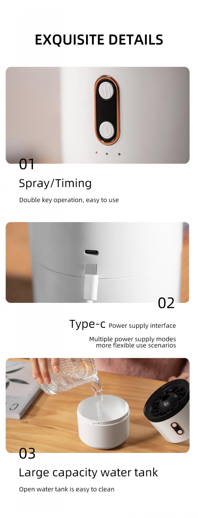 ขายร้อน JellyFish วอลคาน Humidifier มินิ พกพาสเปรย์ Volcano รูปแบบ Ultrasonic Humidifier Jellyfish Humidifier 11