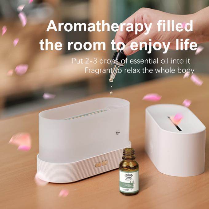 2023 New Humificador Ultrasonic Humidifier Flame USB Tabletop Humidifier Oil Diffuser Aroma Humidifier ผลิตภัณฑ์ Dropshipping ที่ดีที่สุด 1