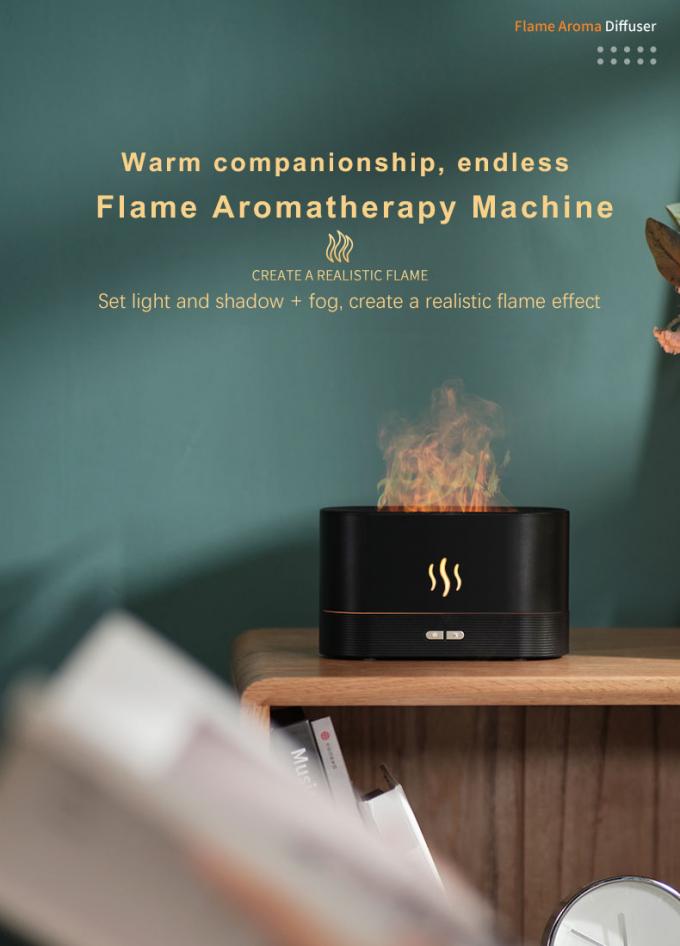 2023 New Humificador Ultrasonic Humidifier Flame USB Tabletop Humidifier Oil Diffuser Aroma Humidifier ผลิตภัณฑ์ Dropshipping ที่ดีที่สุด 3