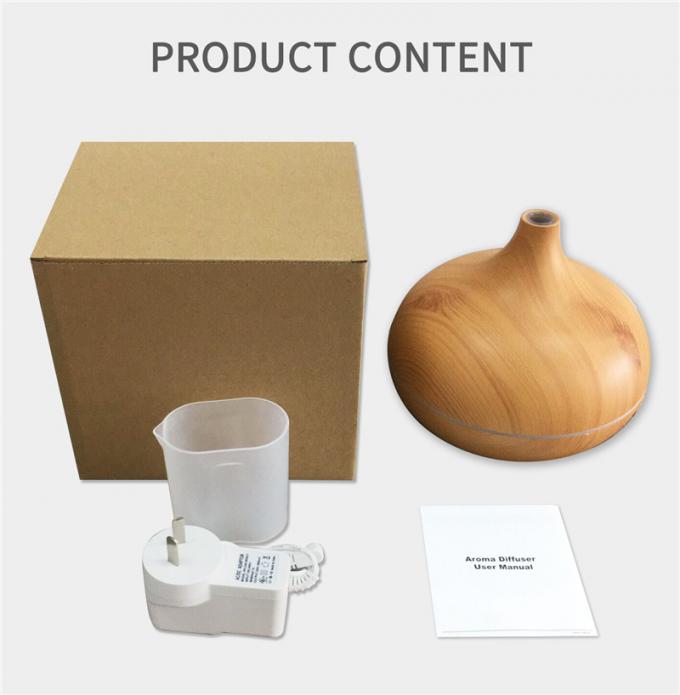 ขายร้อน สี LED แสงอากาศปรับความชื้น น้ํามันสําคัญ Diffuser ไม้เมล็ด น้ํามันสําคัญ Air Humidifier 2