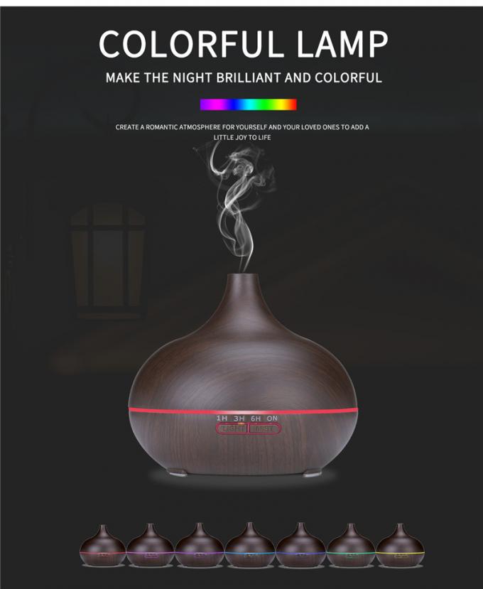 ขายร้อน สี LED แสงอากาศปรับความชื้น น้ํามันสําคัญ Diffuser ไม้เมล็ด น้ํามันสําคัญ Air Humidifier 8