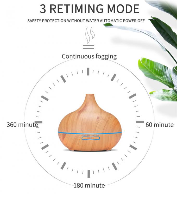 ขายร้อน สี LED แสงอากาศปรับความชื้น น้ํามันสําคัญ Diffuser ไม้เมล็ด น้ํามันสําคัญ Air Humidifier 11