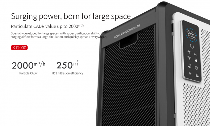 เครื่องล้างอากาศ HEPA ที่มีความสามารถมาก เครื่องล้างอากาศ triple filtration 6 layer ล้างอากาศลึก เครื่องล้างอากาศ 3