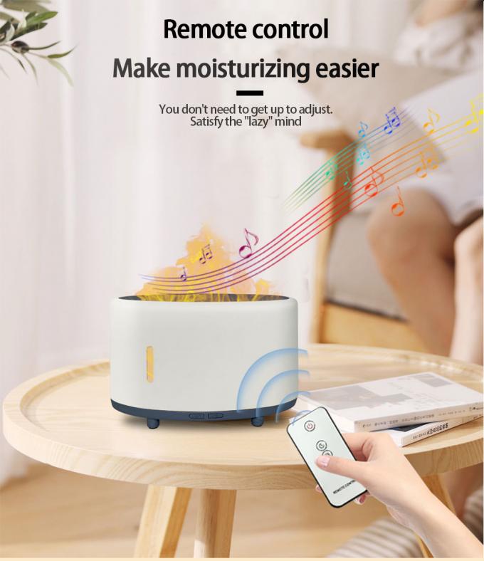 เครื่องปรับความชื้นเพลิงสงบ Bluetooth Remote LED Aromatherapy ปรับแต่ง 150 มิล 4