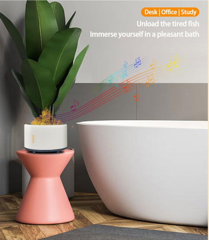 เครื่องปรับความชื้นเพลิงสงบ Bluetooth Remote LED Aromatherapy ปรับแต่ง 150 มิล 6
