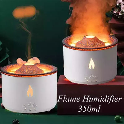 ซื้อ 1 ตัวอย่าง Ok Volcano Flame Humidifier Led Color Flame Effect Ultrasonic Aroma Oil Diffuser สําหรับโรงแรม บ้าน Dropshipping online manufacture