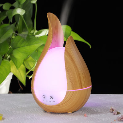 HOMEFISH ครัวเรือน 200 มิลลิลิตร Ultrasonic Wood Grain Aroma Diffuser สําหรับสํานักงาน
