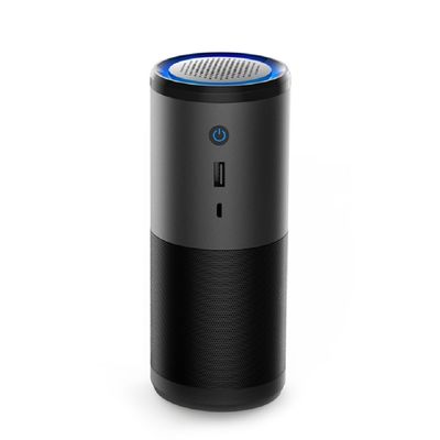 Homefish 4 ใน 1 ธาตุถ่านกระตุ้น อิออนลบ HEPA เครื่องทําความสะอาดอากาศ Micro USB ชาร์จ