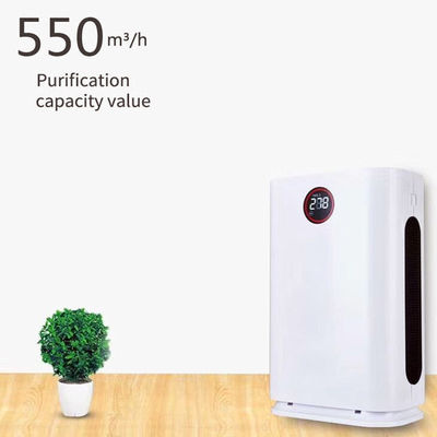 HOMEFISH 480M3/H เครื่องทําความสะอาดอากาศสําหรับครัวเรือน ยูวี Sterilization พื้นที่ครอบคลุม 50-100m2