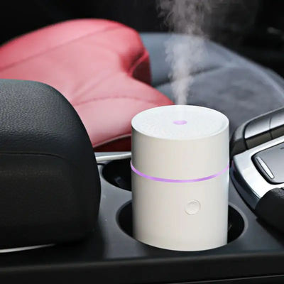 ราคาดี HOMEFISH ปุ่มควบคุม USB เครื่องปรับความชื้นสีสันเครื่องกล aromatherapy 80ml ออนไลน์