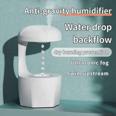HOMEFISH Anti Gravity Cool Mist Humidifier เครื่องปรับความชื้นห้องเล็ก เครื่องปรับความชื้นระยะหลัง ขาว ขนาด 800 มิล