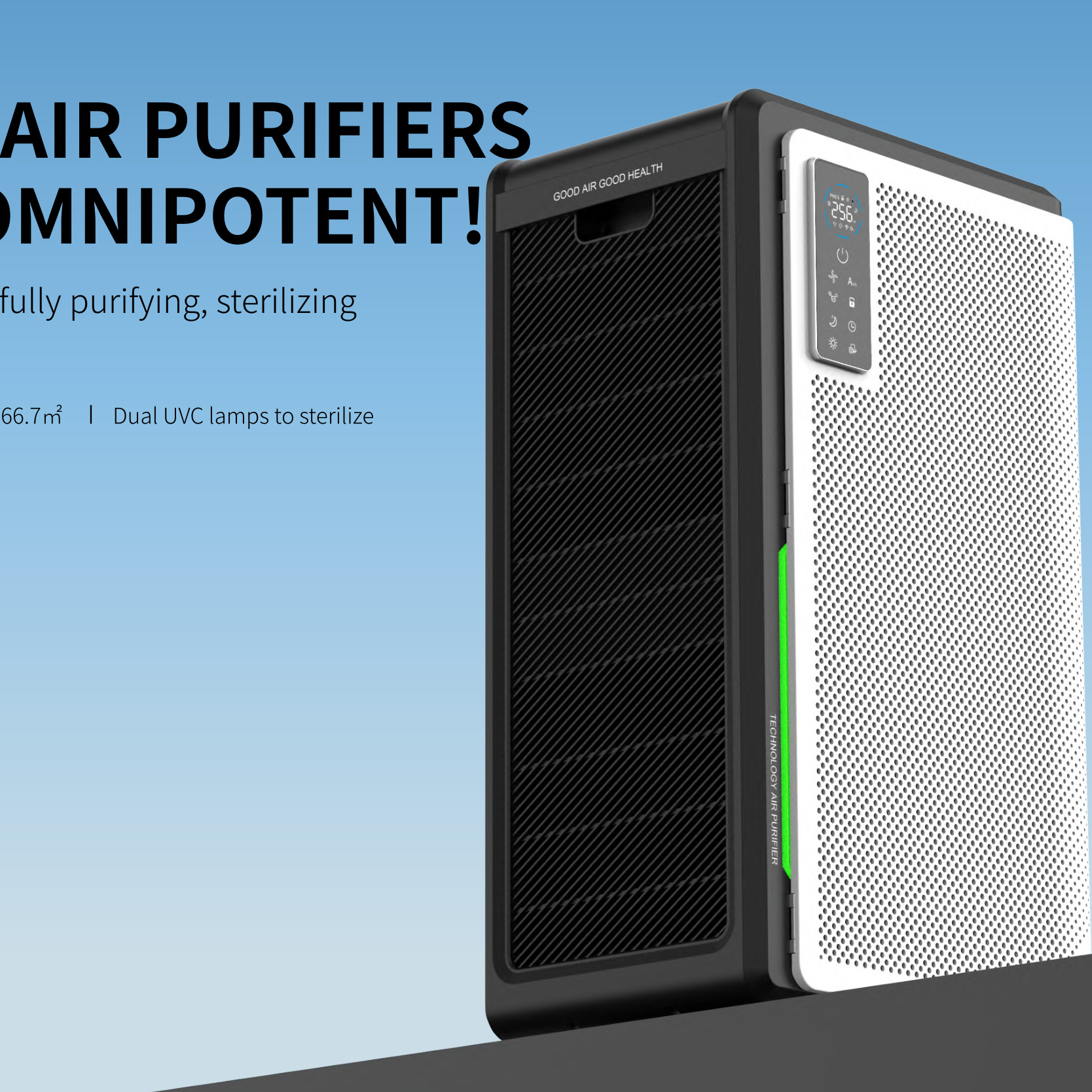 HOMEFISH 2.8L UV Air Purifier