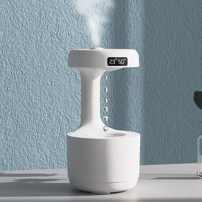 ราคาดี Homefish OEM น้ําหยด พกพา 800 มิลลิลิตร Anti-Gravity Humidifier นาฬิกาดิจิตอล Ultrasonic Anti Gravity Humidifier ออนไลน์