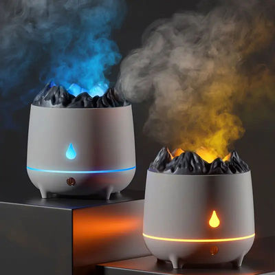 ราคาดี มาถึงใหม่ 400 มิลลิลิตร วัลคานิก อโรมาเทราพี Humidifier มินิพอร์ตบอร์เทบอลอากาศ Humidifier สองโหมด อัจฉริยะอโรมาเทราพี Humidifier ออนไลน์